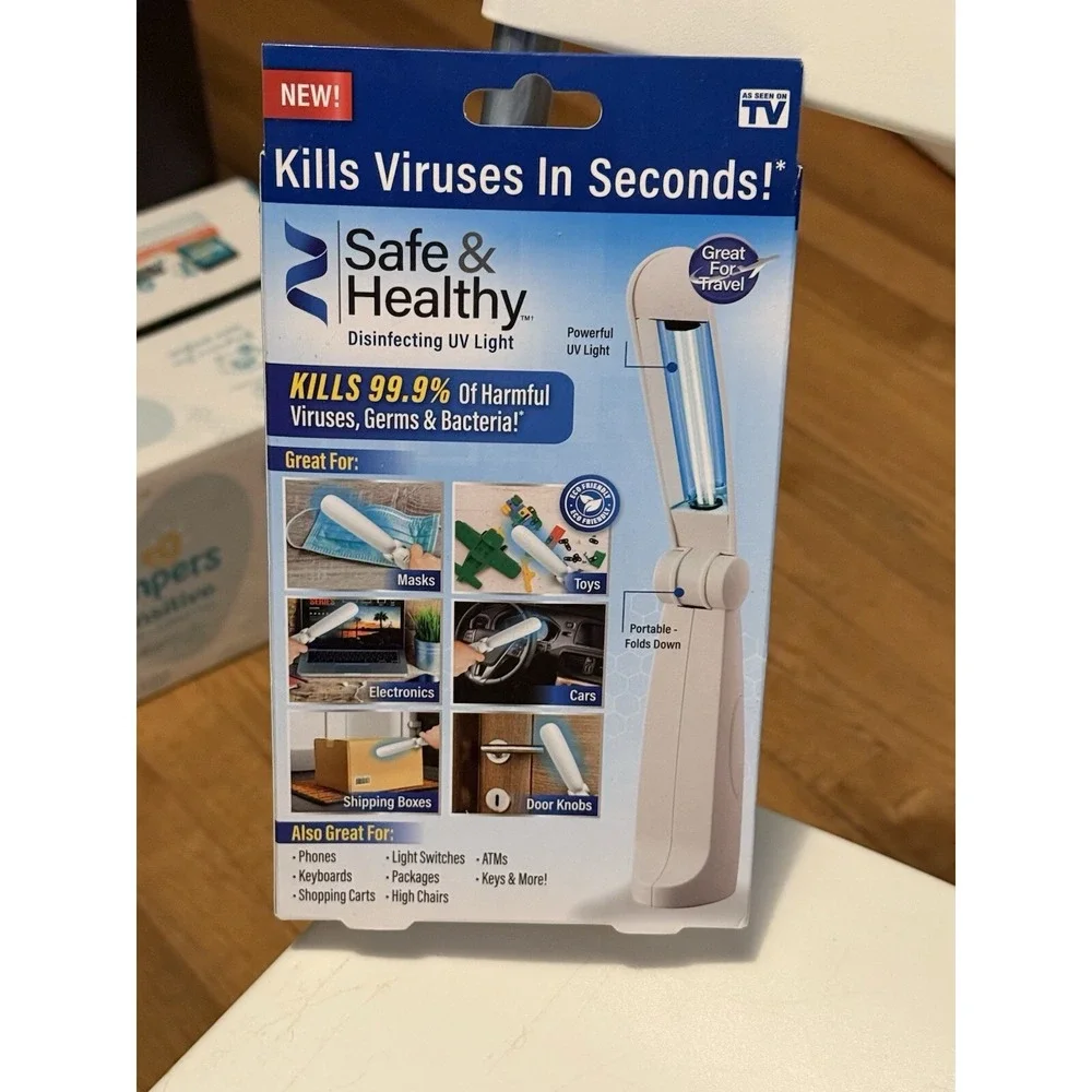 Sanitary‎ Kit: UV Light, Mobile Screen Cleaner